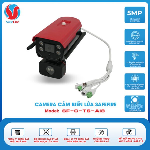 Camera cảm biến lửa SafeFire SF-C-TS-AI8